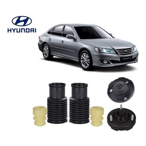 2 Kit Do Amortecedor Dianteiro Coxim Batente Coifa Hyundai Azera 2007