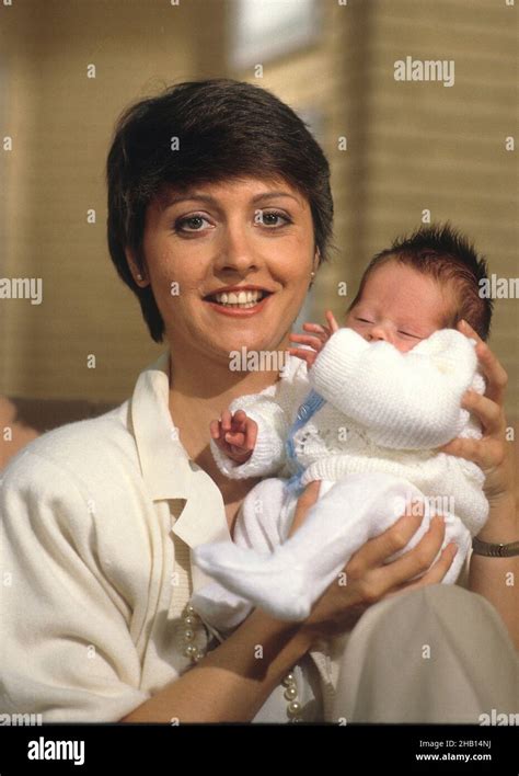 Anne Diamond with her baby son Oliver Stock Photo - Alamy