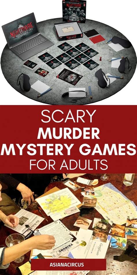 Scary Murder Mystery Games For Adults Asiana Circus