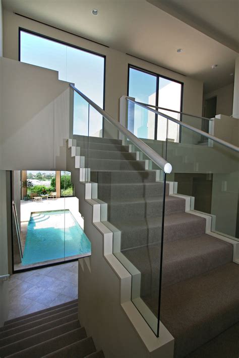 La Jolla Contemporain Escalier San Diego Par Steigerwald Dougherty Inc Houzz