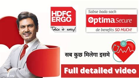 Hdfc Ergo Optima Secure X Coverage Health Insurance Plan Review