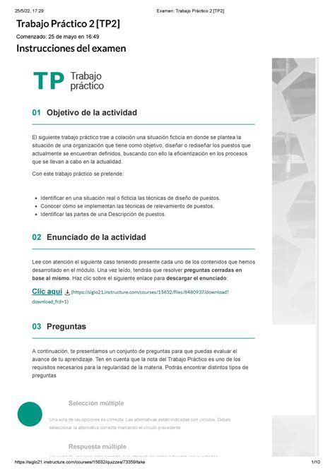 Dyep Jla 82 Tp2 Trabajo Practico Numero 2 De Diseño Y Evaluacion De Puestos Jla Se Logro