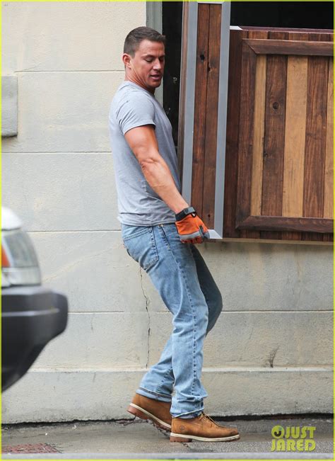 Channing Tatum Flaunts Buff Muscles On Magic Mike Xxl Set Photo