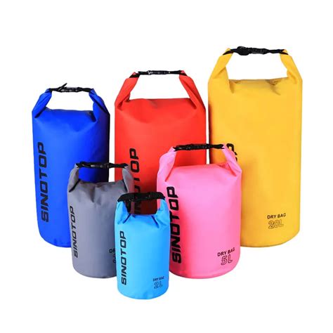 Factory Oem Custom Print Logo 2l 5l 10l 15l 20l Hiking Swim 500d Pvc Tarpaulin Bolsas