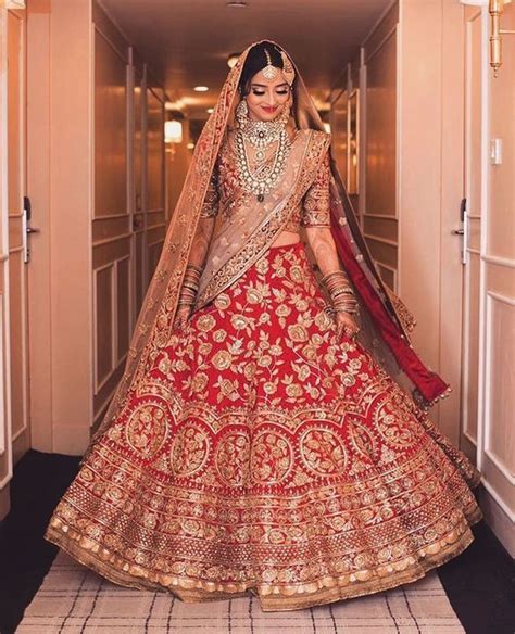 Naina De Akhay Red Bridal Lehenga Set Lupon Gov Ph