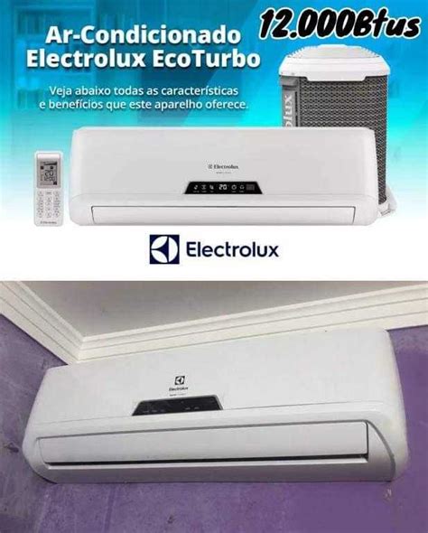 Ar Condicionado Split Electrolux Ecoturbo 12 000 Btus Frio Promotop