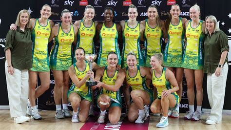 Netball Australian Diamonds lose fourth Test but win 2023 Constellation ...