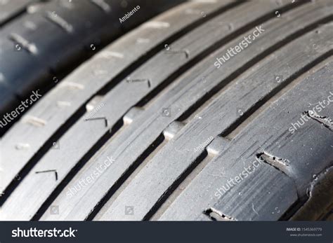 Worn Out Tyre Tread Wear Indicators Stock Photo Shutterstock