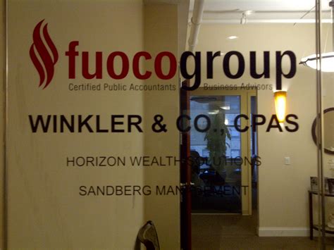 Vinyl Lettering On Glass Door Fuoco Group Vinyl Letters On Flickr