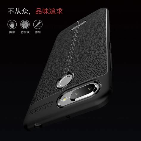 Funda De Silicona Suave Para Xiaomi Redmi Litchi Textura Cl Sico Slim