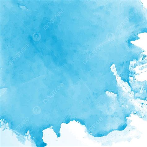 Modern Watercolor Vector Hd PNG Images, Modern Blue Watercolor ...