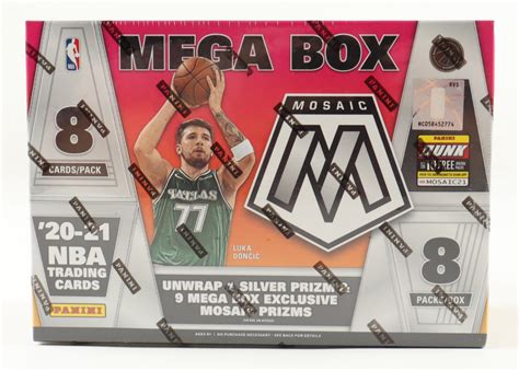 Panini Mosaic Basketball Mega Box With Packs Pristine Auction