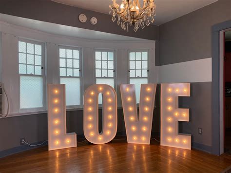 Large Love Marquee Letters 4ft Tall Large Love Letters Large Love Sign Love Light Up Letters