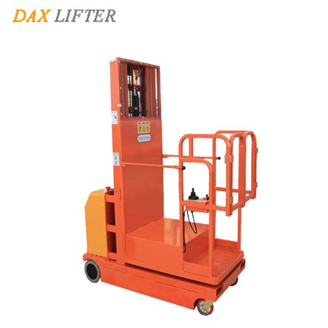 China Self Propelled Electric Warehouse Order Pickers Manufacturer And