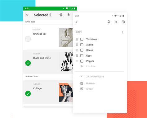 List UI design: principles and examples - Justinmind