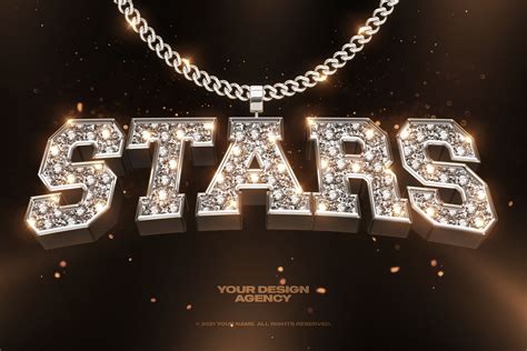 Psd Gold Bling Text Effect Behance