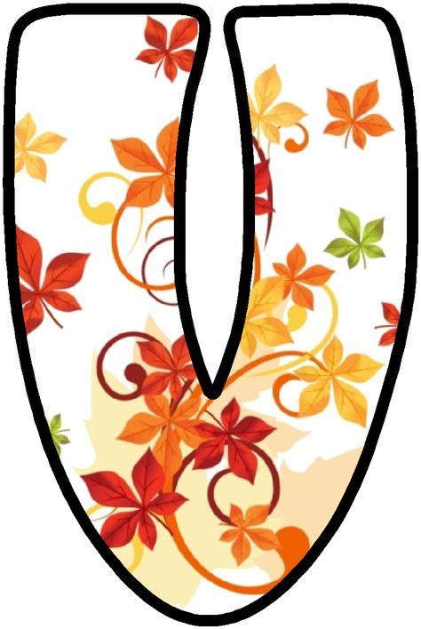 Fall Printable Leaves With Letters