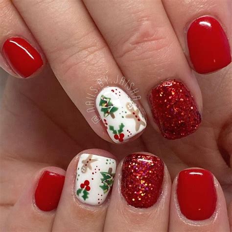 Jaisha Runolfson On Instagram “it’s That Time Christmas Time Is Here 🎄🎅🏼” Xmas Nails