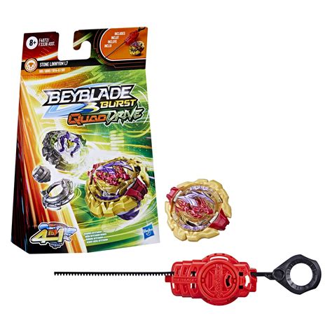 Buy Beybladeburst Quaddrive Stone Linwyrm L7 Spinning Top Starter Pack
