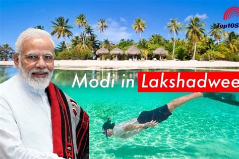 Modi S Lakshadweep Visit A Tourism Tussle Modi In Lakshadweep