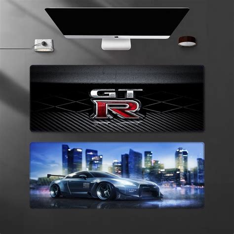 Racing Gtr Sports Car Mousepad Cartoon Lockedge Large Gaming Computer