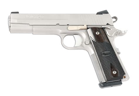 Lot Detail M Sig Sauer 1911 Gsr Semi Automatic Pistol With Original