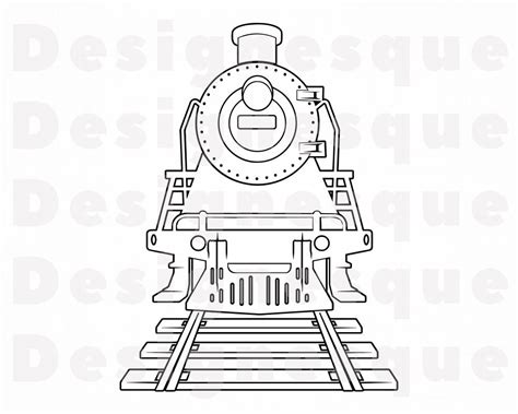 Train Outline Svg Train Svg Steam Engine Svg Locomotive Etsy Images