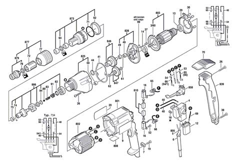 Buy Bosch 1421VSR-(0601421734) Replacement Tool Parts | Bosch 1421VSR-(0601421734) Diagram