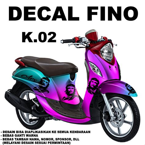 Jual Stiker Fino Decal Full Body Motor Fino K 02 Shopee Indonesia