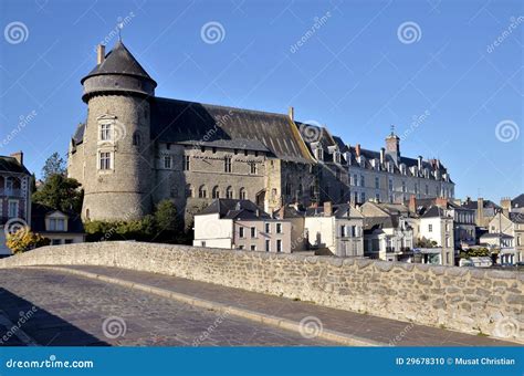 Castle of Laval in France stock photo. Image of history - 29678310