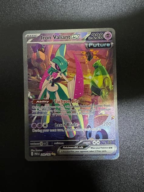 Iron Valiant Ex 249182 Special Illustration Rare Scarlet And Violet