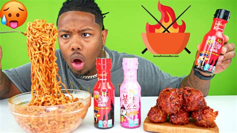 Nuclear Fried Chicken 2x Spicy Noodles🌶 Youtube