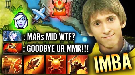 WTF Mars MID By Dendi NEW IMBA Most Fun 7 21 Hero EPIC Dota 2 Gameplay