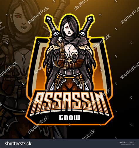 Assassin Esport Logo Mascot Design Stock Vector Royalty Free 1721384143 Shutterstock