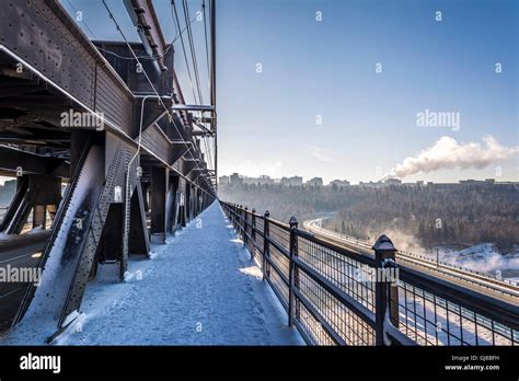 High Level Bridge in Winter, Edmonton, Alberta Stock Photo - Alamy