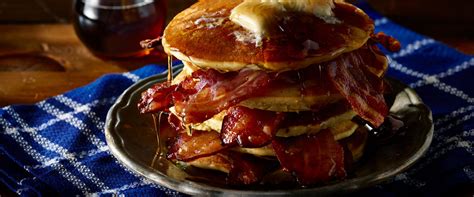 Bacon Pancakes - HORMEL® BLACK LABEL® Bacon