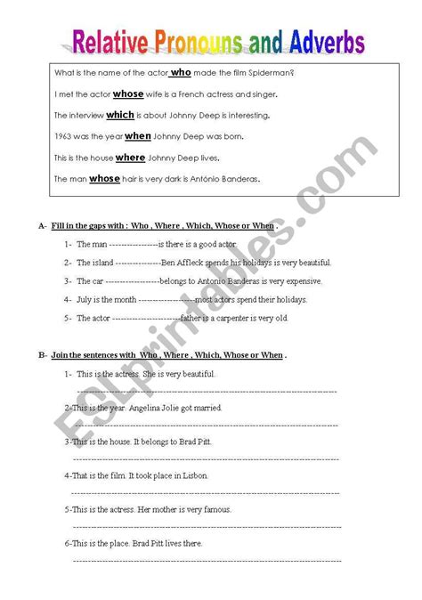 Pronouns Worksheet For 4th Grade