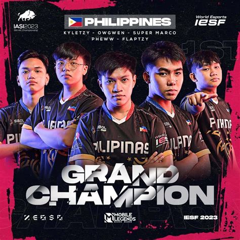 Sibol Goes Undefeated And Wins Mlbb Iesf World Esports Championship 2023