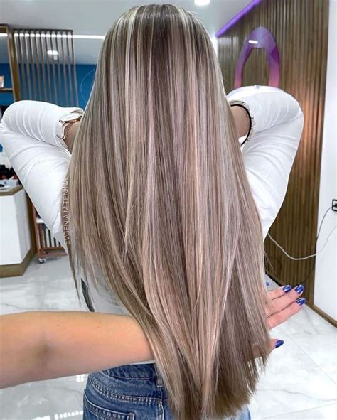 Balyage Long Hair Ash Blonde Hair Balayage Brown Hair With Blonde