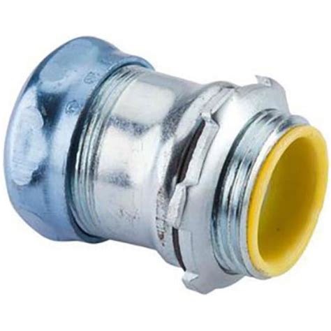 Halex 29252 0 75 In Emt Steel Raintight Compression Connector With