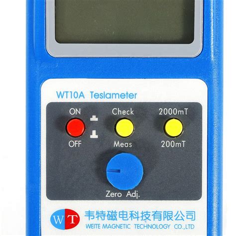 Magnetometer Lcd Tesla Meter Handheld Digital Wt A Gauss Meter Surface