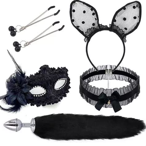 Plug Anal Inox Rabo Cauda Pel Cia Tiara M Scara Grampos Sexo Frete Gr Tis