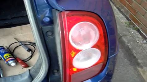 Nissan Micra 2003 To 2010 Rear Tail Light Bulb Change Step By Step