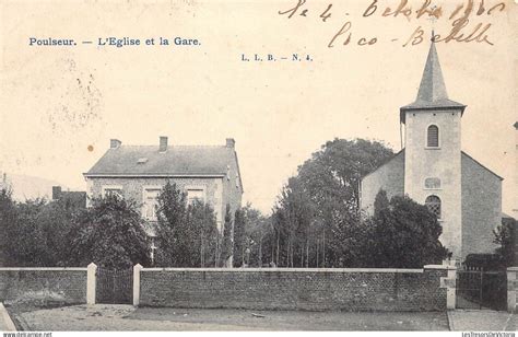 Sonstige Ohne Zuordnung BELGIQUE Poulseur L Eglise Et La Gare