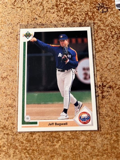 JEFF BAGWELL ROOKIE CARD 1991 Upper Deck RC Houston Astros Baseball MLB