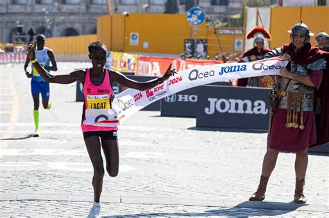 Maratona Di Roma Vincono I Keniani Asbel Rutto E Ivyne Lagat