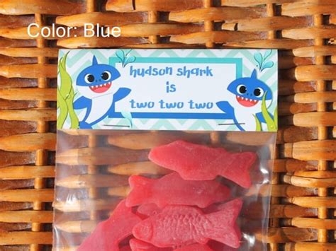 Baby Shark Inspired Party Favors Baby Shark Birthday 2nd - Etsy