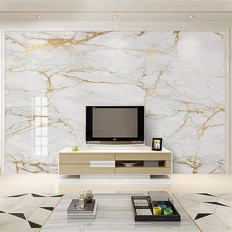 Perfect Gold Marble Wallpaper Modern Abstract Gold Mural