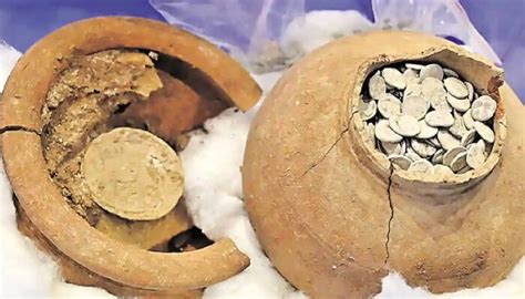 Telangana Lead Coins From Ikshvaku Period Found At Historic Site