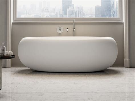 Vasca Da Bagno Centro Stanza Ovale In Resin Stone POD LUSSO Edilportale